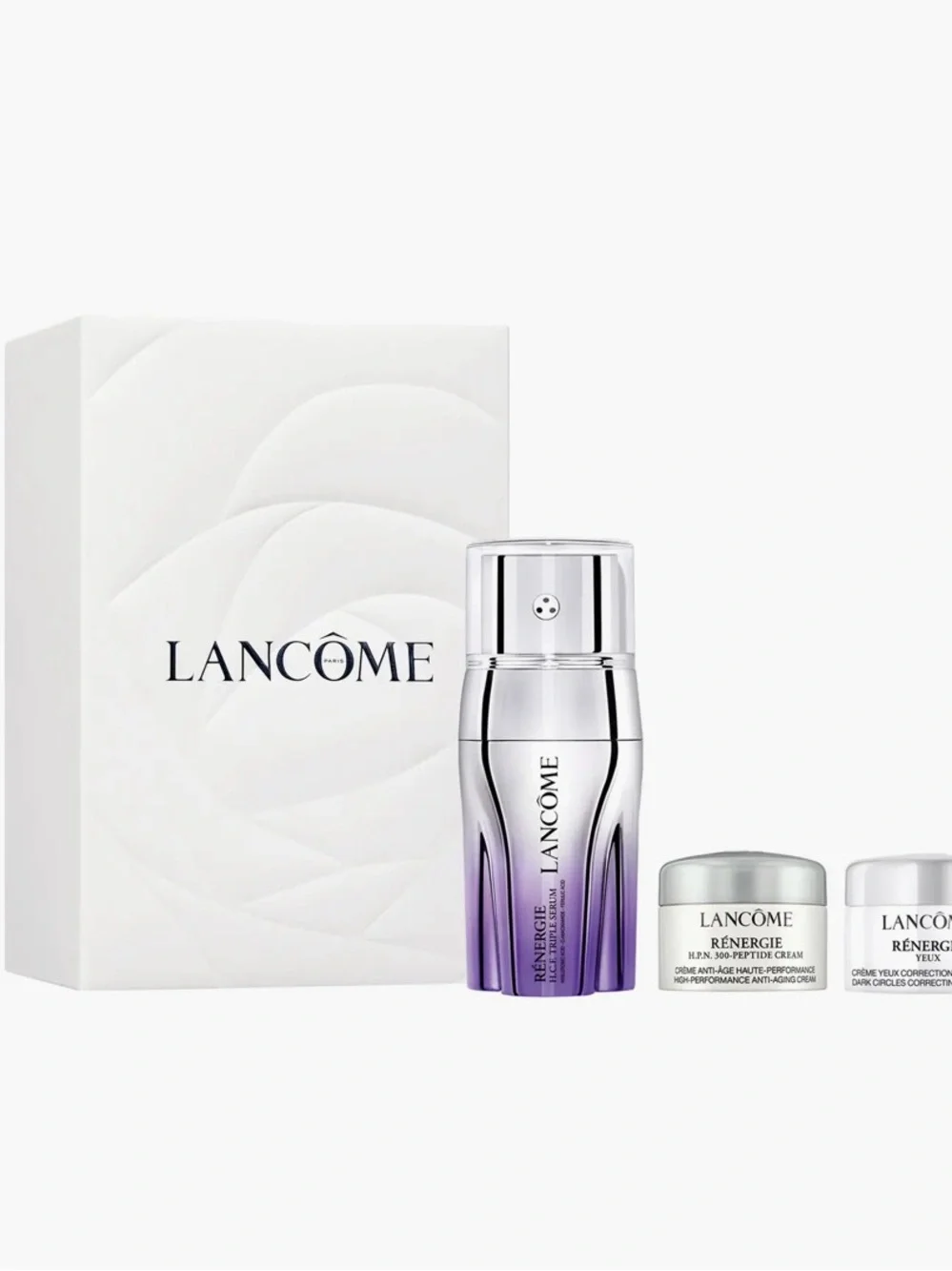 New Lancome Rénergie H.C.F. Triple Serum Skincare Discovery Set $118 Value